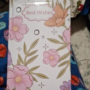 “Just the girl who loves butterflies “glass cup NIB